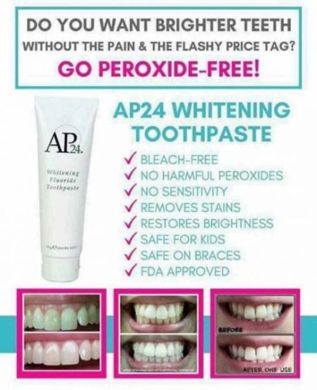 Whitening Fluoride Toothpaste