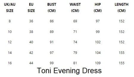 Toni Evening Dress